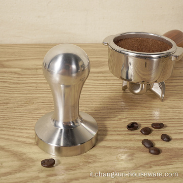 Barista Tools Tamper caffè personalizzato in acciaio inossidabile argento